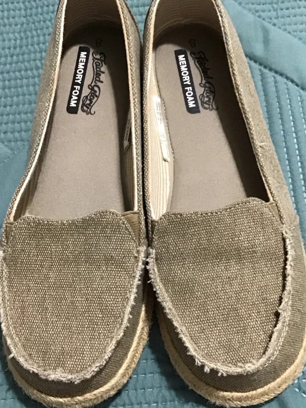 Slip-On Ladies Shoes in Gray and Tan and Black  - Lightweight Comfort- 2 pairs